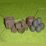 Small Barrels & Crates - Iron Gate Scenery