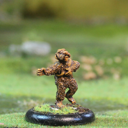 Brownie by Oakbound Studio. A lead pewter miniature supplied with 30mm round lipped base. The house elf of the Fae world, this characterful miniature will be a great edition for your tabletop.