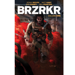 BRZRKR Vol. 1 by Keanu Reeves and Matt Kindt is a graphic novel