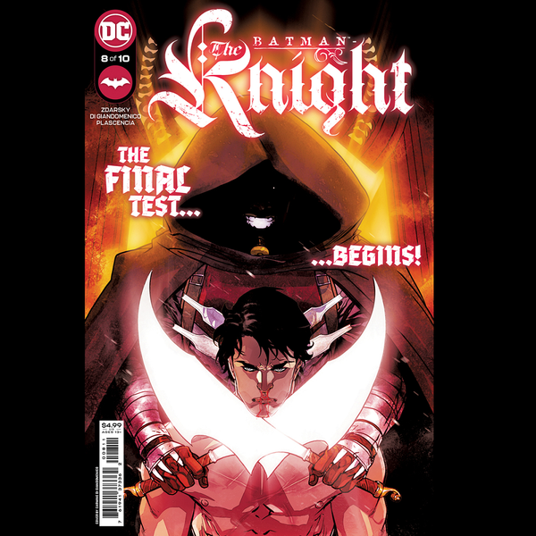 Batman Knight #8 from DC written by Chris Zdarsky with standard cover art by Carmine Di Giandomenico