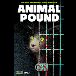 Animal Pound #1 from Boom! Studios by Tom King, Peter Gross and Tamra Bonvillain with cover art A. 