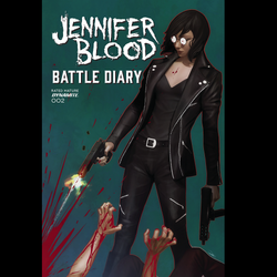 Jennifer Blood Battle Diary #2 by Dynamite Comics written by Fred Van Lente with art by Robert Carey and cover art C.