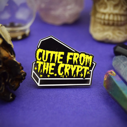 Cutie From The Crypt Enamel Pin Badge