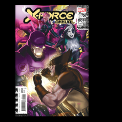 X-Force Annual #1 from Marvel Comics by Nadia Shammas with art by Rafael T Pimentel. X Force operates on the fringes of Krakoan society, undertaking the covert ops and dirty jobs the X-Men can’t handle. So who better a target for enemies of mutant kind? 