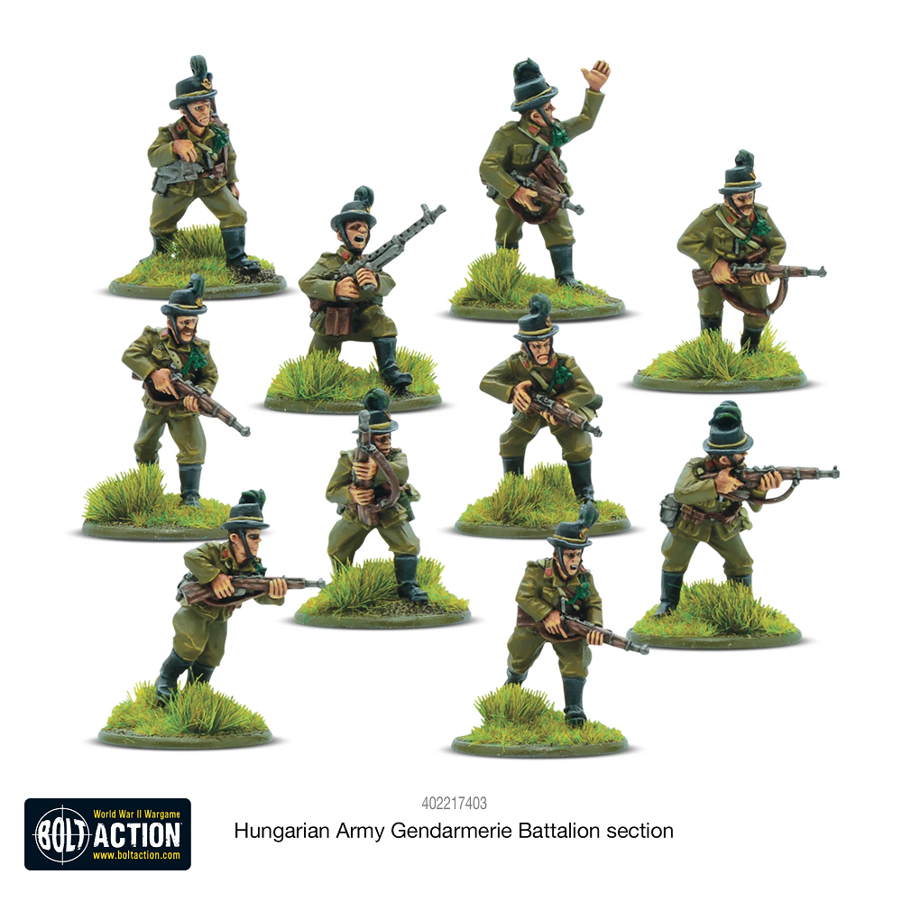 Hungarian Army Gendarmerie Battalion Section - Bolt Action