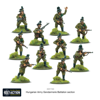 Hungarian Army Gendarmerie Battalion Section - Bolt Action