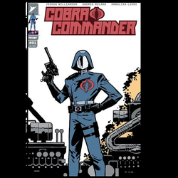Cobra Commander #1 by Image Comics written by Joshua Williamson with art by Andrea Milana and Annalisa Leoni. In a world where the Cobra organization hasn’t formed, one man’s sinister plans to utilize the mysterious alien substance known as Energon sends shockwaves across the globe  