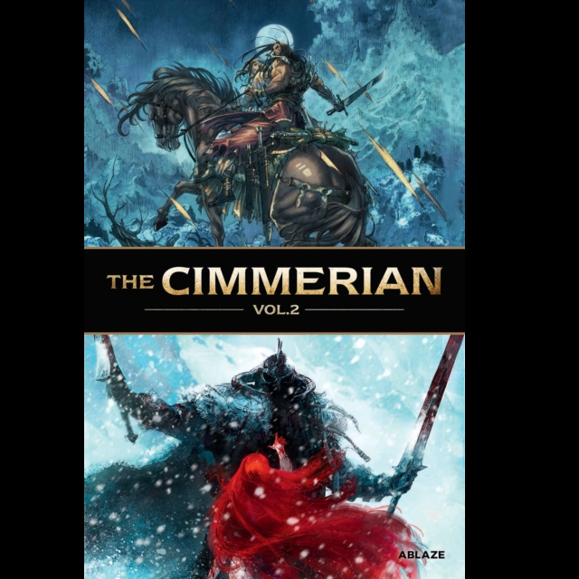 The Cimmerian Vol 2 a hardback graphic novel by Robert E Howard, Robin Recht and Sylvain Runberg in the horror, ghost, fantasy genre. An uncensored, unrestrained, violent and sexual novel with two complete Conan stories and bonus material