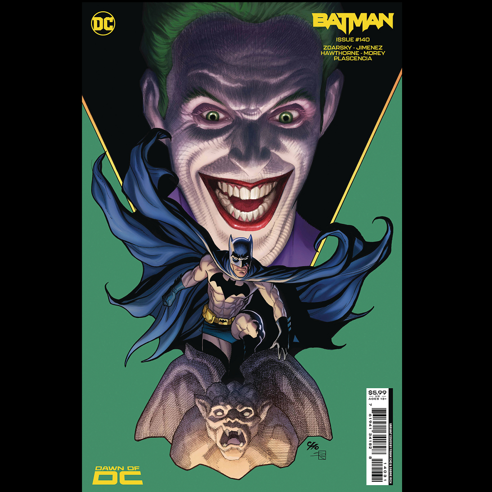 Batman #140 from DC written by Chip Zdarsky with art by Jorge Jimenez and variant cover C.