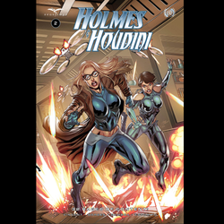 Holmes & Houdini #2 from Zenescope Comics by Honor Vincent with cover art A.
