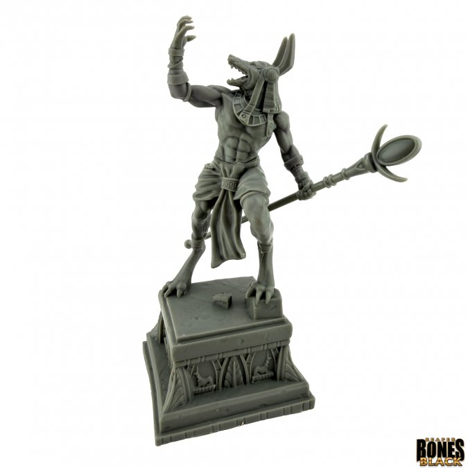 44366 Gods of Egypt Anubis - Reaper Bones Black