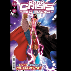 Dark Crisis Big Bang #1 from DC comics written by Mark Waid with art by Dan Jurgens.