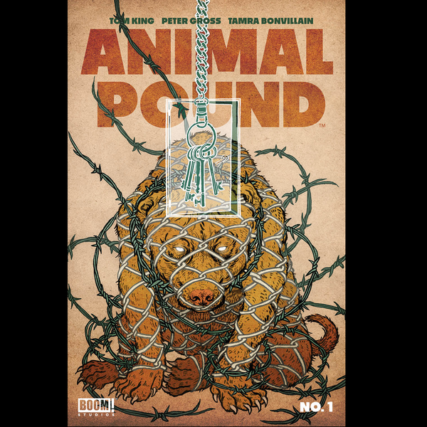 Animal Pound #1 from Boom! Studios by Tom King, Peter Gross and Tamra Bonvillain with cover art B.
