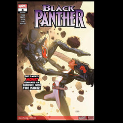 Black Panther #8 from Marvel Comics written by Eve Ewing with art by Mack Chater and Christopher Allen. Bonus Digital edition details inside.