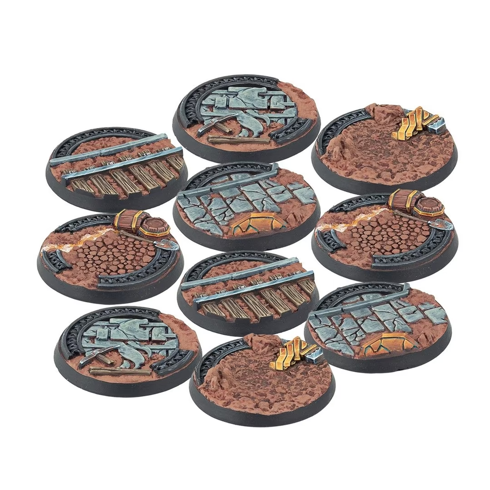 Warcrow Mounthaven 30mm Scenery Bases Alpha Series