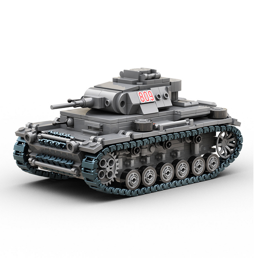  Build Army Panzer 3 Ausf. J WW2...
