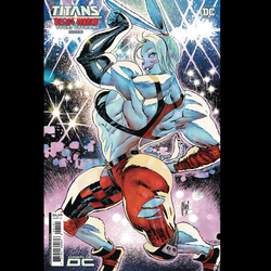 Titans Beast World Tour Gotham #1 from DC written by Chip Zdarsky, Grace Ellis, Gretchen Felker-Martin, Sam Maggs and Kyle Starks with art by Miguel Mendonca, Daniel Hillyard, Ivan Shavrin, PJ Holden and Kelley Jones with cover art B. 