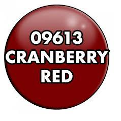 09613 Cranberry Red from Reaper miniatures paint range special edition colour for your hobby needs.  