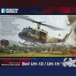 Bell UH-1D / UH-1H "Huey" - Rubicon scale model