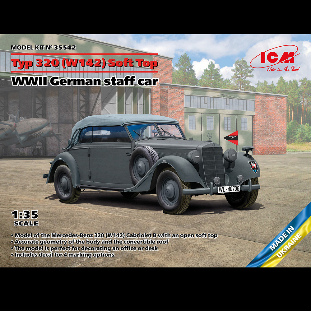 ICM Typ 320 (W142) Soft Top | 1:35 Scale