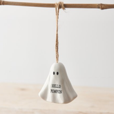 Hello Pumpkin Hanging Ghost Orna...