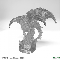 77738 Gem Dragon from Reaper Miniatures Dark Heaven Legends Bones range sculpted by Christine Van Patten. An invisible monster for your tabletop RPG, diorama or hobby project.