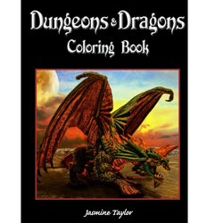Dungeons & Dragons Colouring Book by Jasmine Taylor 