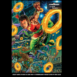Gang War Deadly Hands of Kung Fu #1 from Marvel Comics Stormbreakers with variant cover by Chris Allen, written by Greg Pak with art by Caio Majado.