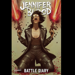 Jennifer Blood Battle Diary #1 from Dynamite Comics by Fred Van Lente with artist Robert Carey and cover art C.