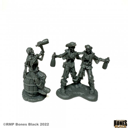 44175 reaper miniatures Skeletal Rum Runners - Bones USA