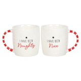 Naughty & Nice Couples Mug Set