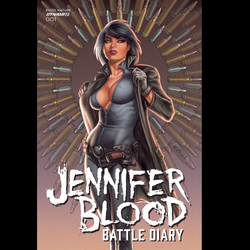Jennifer Blood Battle Diary #1 from Dynamite Comics by Fred Van Lente with artist Robert Carey and cover art A. 