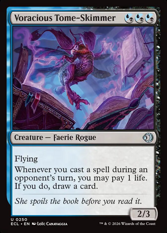 Voracious Tome-Skimmer Lorwyn Eclipsed #250