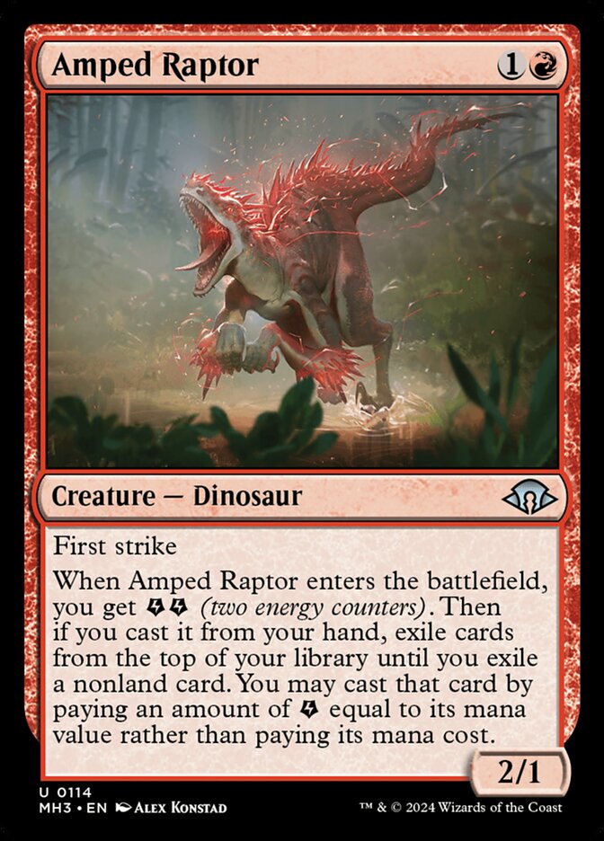 Amped Raptor MTG Single | MH3 #114