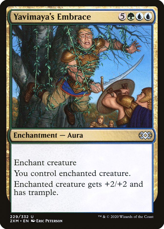 Yavimaya's Embrace Double Masters #229 Card Front