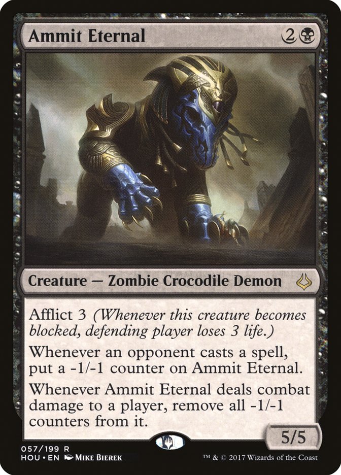 Hour of Devastation Ammit Eternal #057 Card Front