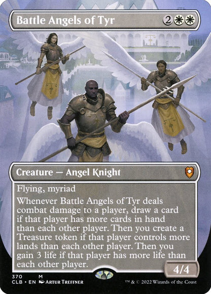 Battle Angels of Tyr - Commander Legends #370 Card Front