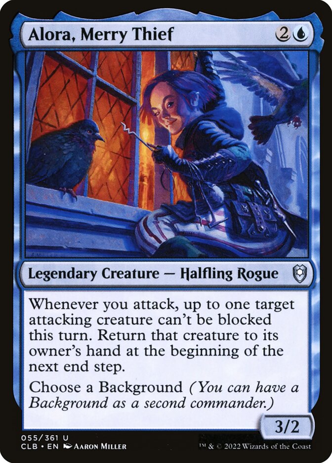 Alora, Merry Thief - Commander Legends #055 Card Front