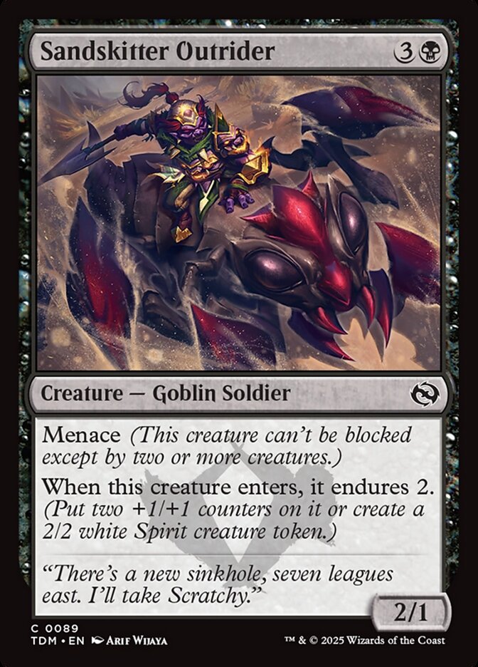 Sandskitter Outrider Tarkir Dragonstorm #089