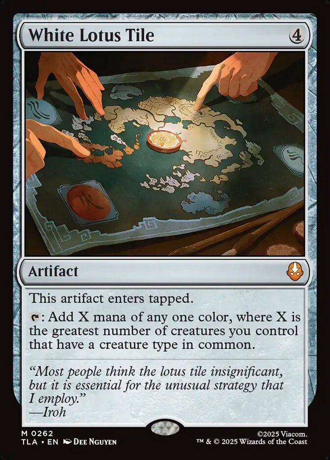 White Lotus Tile Avatar The Last Airbender #262 MTG Single Card Front