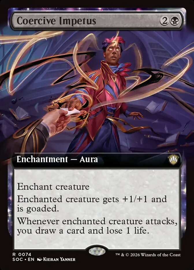 Coercive Impetus Extended Art SOS Commander #024
