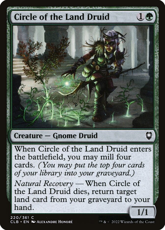 Circle of the Land Druid - Commander Legends #220 Card Front