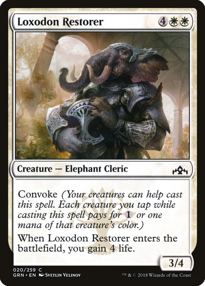 Loxodon Restorer MTG Singles | Guilds of Ravnica #020