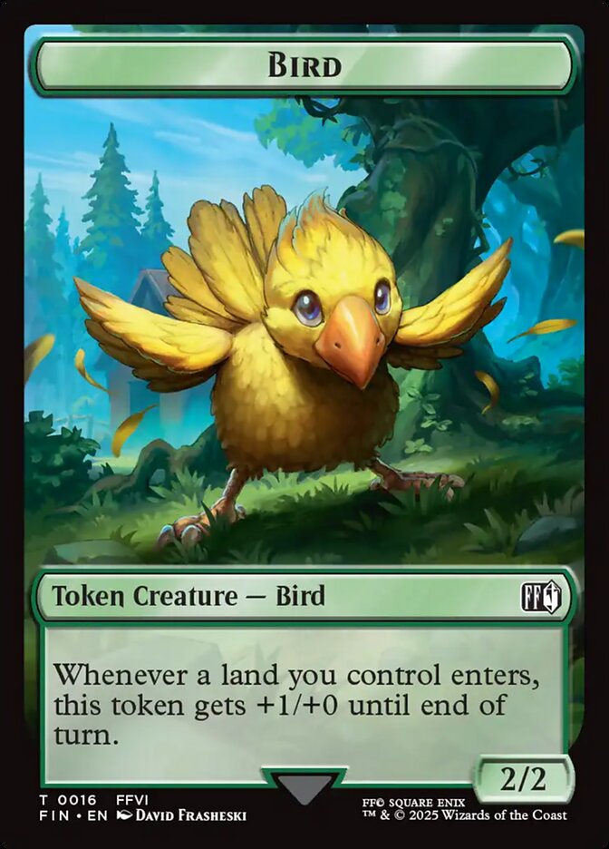Final Fantasy Bird Token #016 Card Front