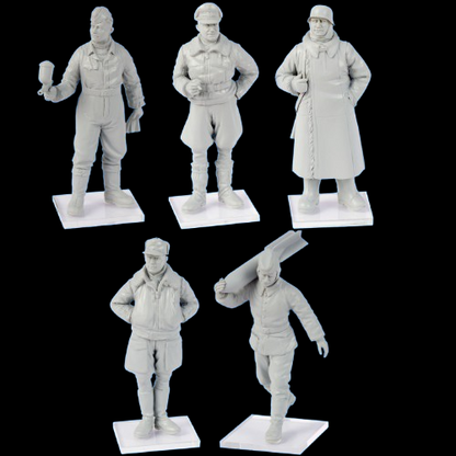 Bf 109F-4 with German Luftwaffe Personnel