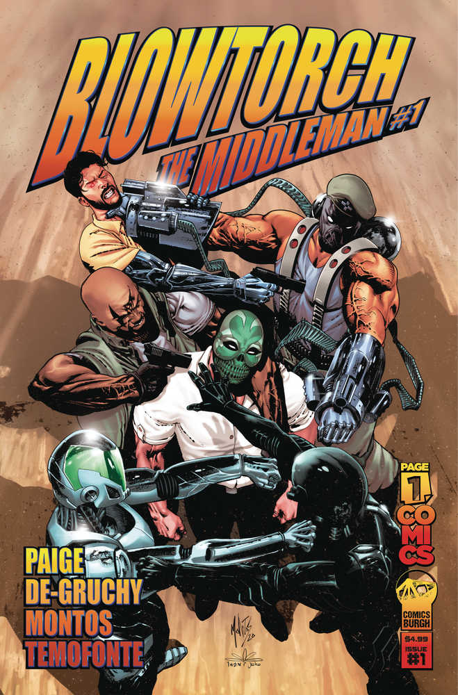 Blowtorch The Middleman Part 01 (Of 2) Cover A Montos Joko (Mr