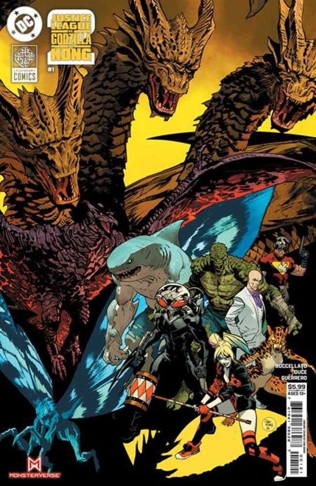 Justice League vs Godzilla vs Kong 2 #1 (Of 7) Cover B Dan Mora Card Stock Variant