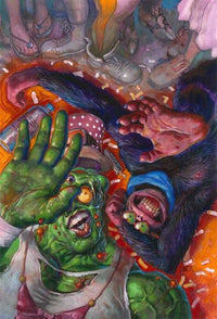 Toxie Team Up #3 (Of 5) Cover C Fred Harper Exclusive Trading Card By Greg Scott Variant (Mature)