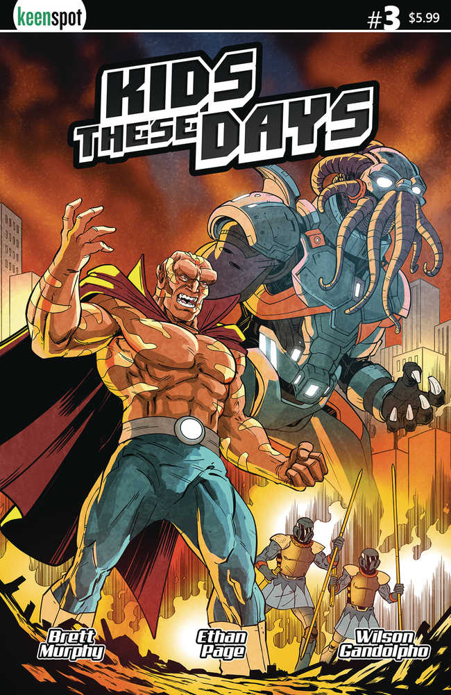 Kids These Days #3 Cover A Gandolpho When Aliens Attack (Mature)