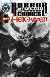Horror Comics Black And White He...